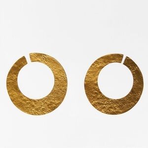 ZARA NWT CIRCULAR OPEN HOOP EARRINGS